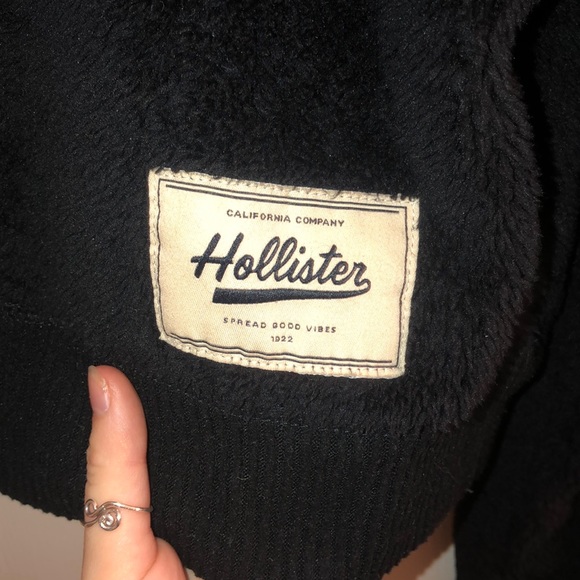 HOLLISTER fuzzy cowl-neck sweater - Picture 2 of 4